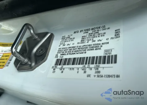 2019 Ford Transit Connect из США, поврежденный, VIN NM0LS7E26K1414419